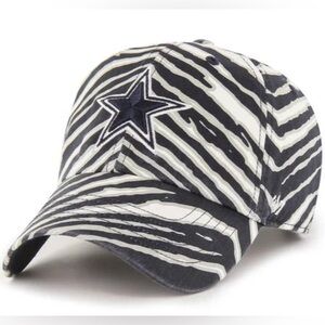 Dallas Cowboys NFL '47 Brand Clean Up Zebra Zubaz OSFA Adjustable Hat NEW